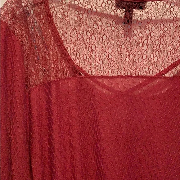 Jessica Simpson Women’s Top Ruby Flare Sleeve Size 2X New - Picture 11 of 13